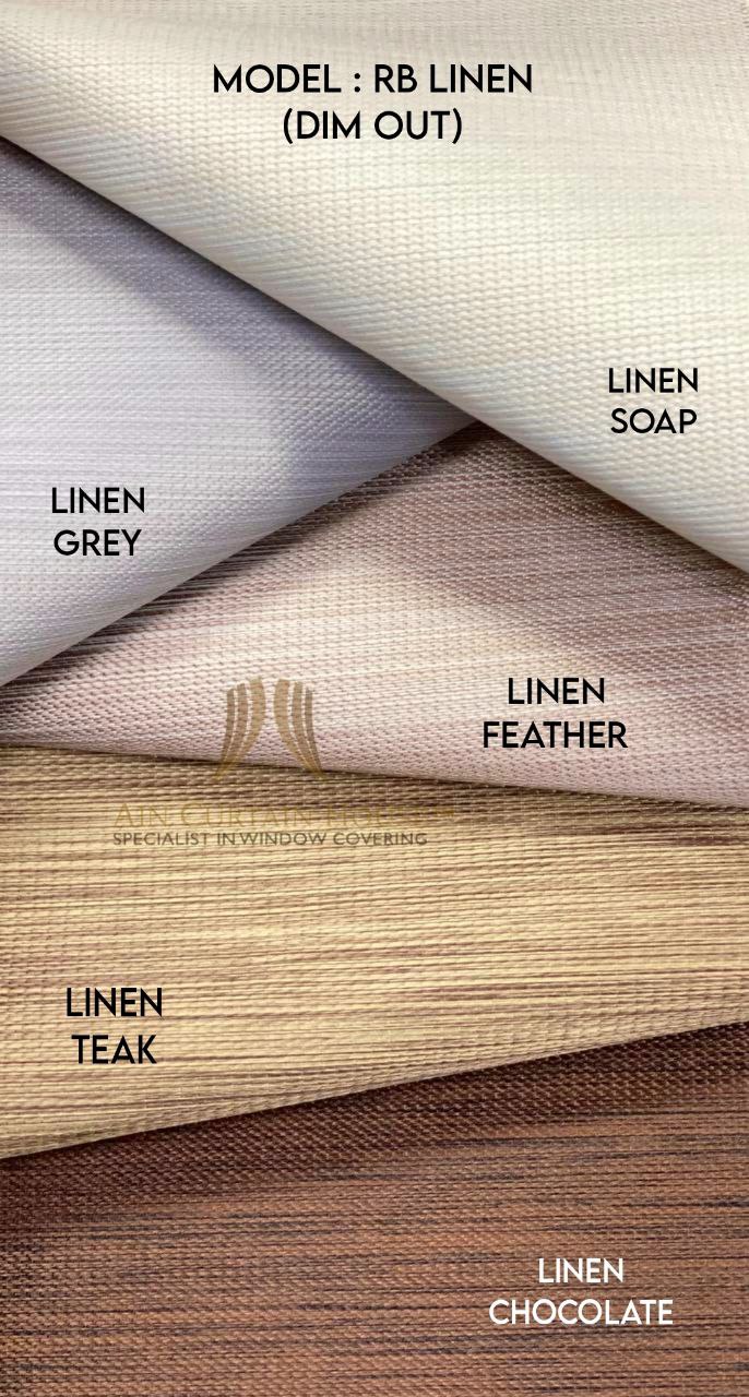 Roller Blind RB Linen - Aincurtain